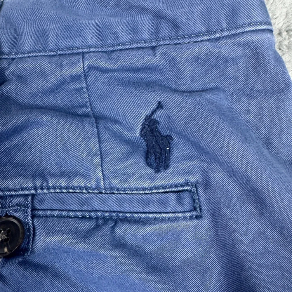 Polo Ralph Lauren Slim Stretch Chino Pants‎ Mens 40x32 (Fits 38x31) Blue Cotton